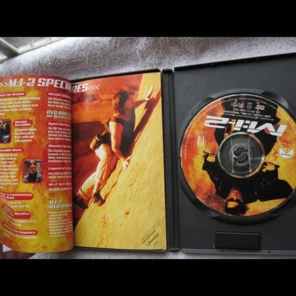 Mission Impossible 2 Tom Cruise M:I-2 DVD Disc Movie Widescreen Bundle It! - Picture 6 of 7